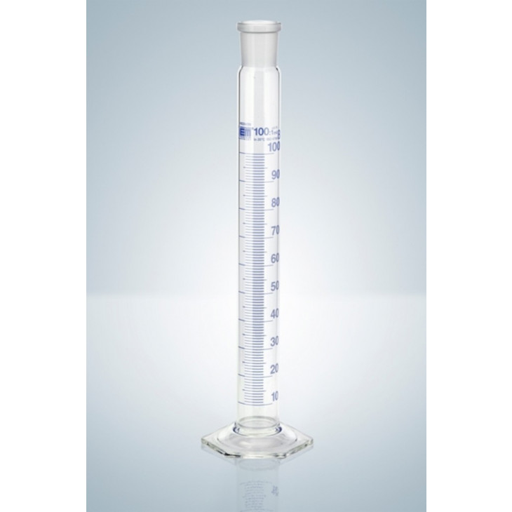 EPROUVETTE VERRE DURAN CL.B BOUCHEE CAP.50ML - PACK DE 2