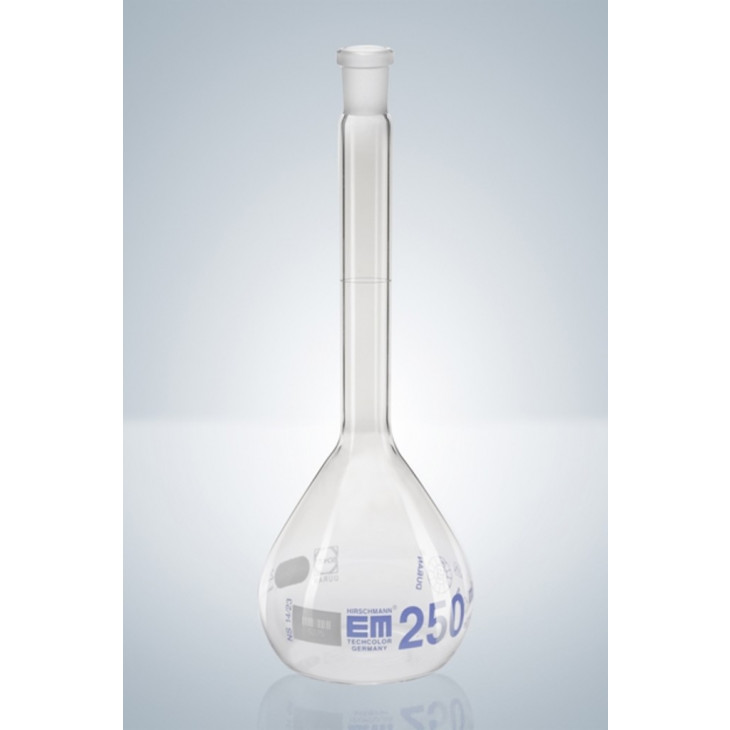 FIOLE JAUGEE DURAN 250ML CL.A BOUCHON PE CERTIFIEE - PACK 2