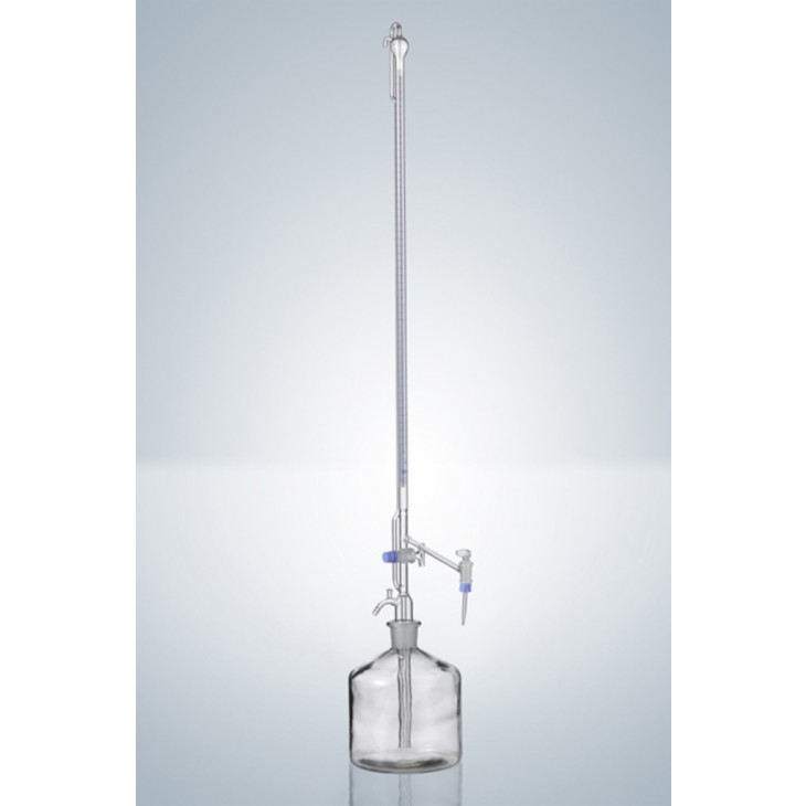 BURETTE DE PELLET VERRE DURAN CLASSE AS 2 ROBINETS 50/0.1ML