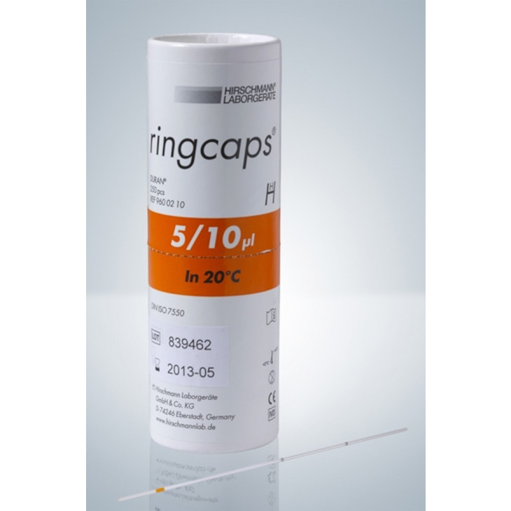 PIPETTE RINGCAP 5/10UL - PACK DE 250