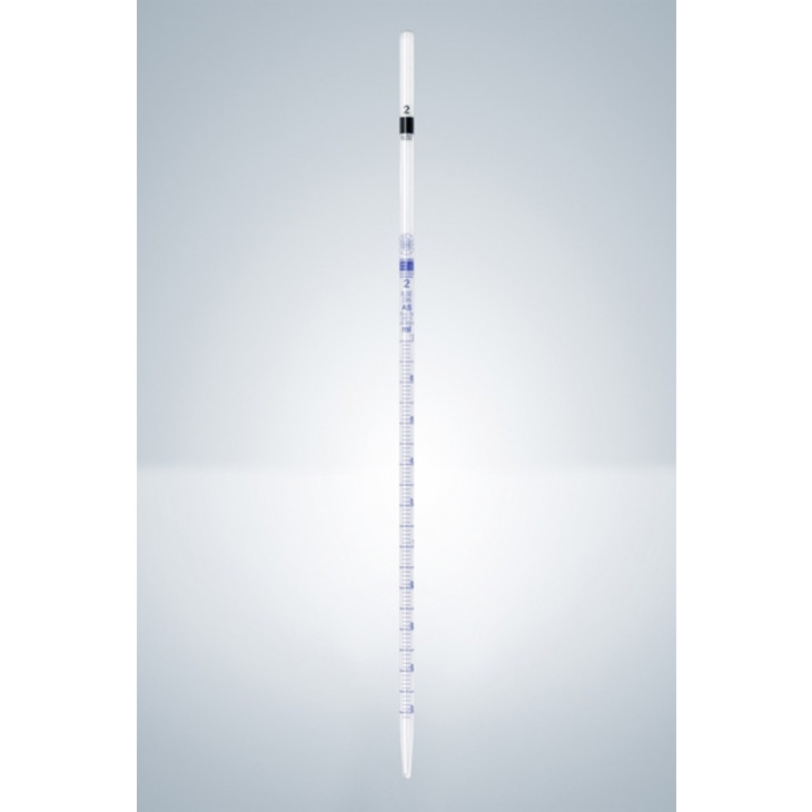 PIPETTE GRADUEE VERRE GR.BLEUE T2 CC CL.AS 1/100 0,5ML-PAR 12