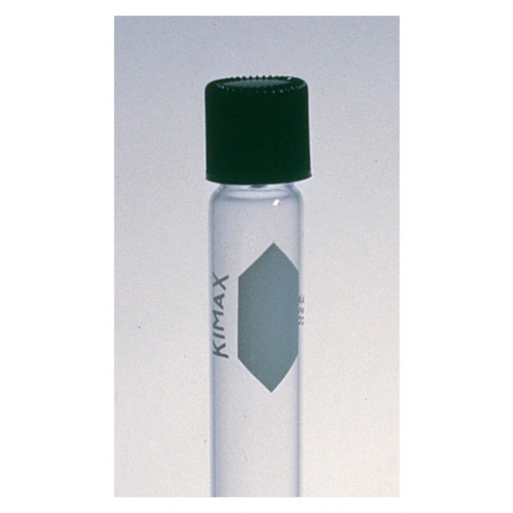 TUBE DE CULTURE EN VERRE BORO D.20X125MM & CAPE A VIS -P.192