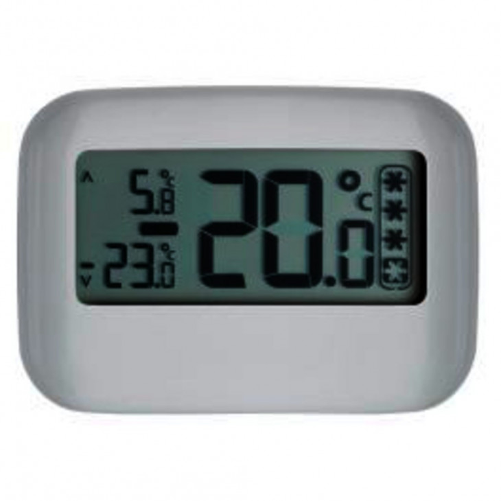 Thermomètre digital - Ambiant - Etanche IP65 - Triple affichage Instant./ Maxi/Mini - Grand format