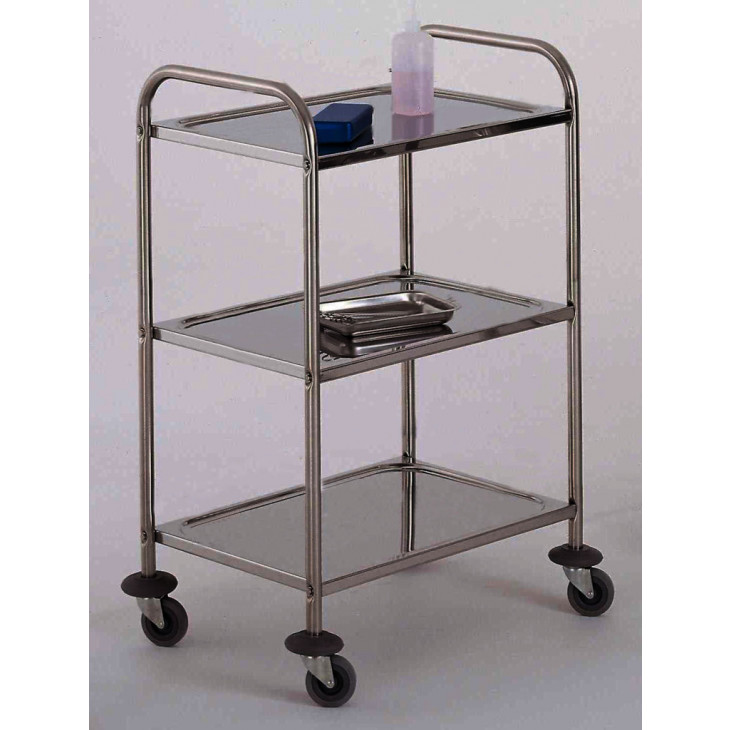 CHARIOT DE LABORATOIRE PLIABLE A ROULETTES - Laboratoires Humeau