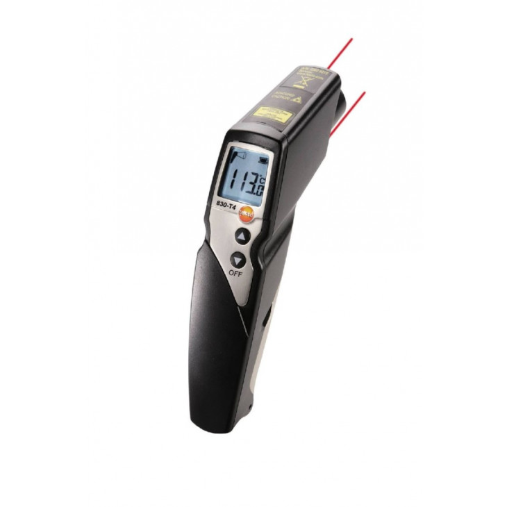 THERMOMETRE TESTO 830-T4 INFRA -ROUGE A DOUBLE VISEE LASER - L