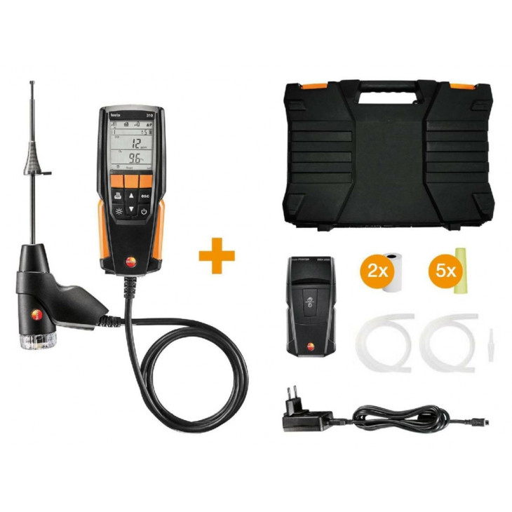 ANALYSEUR DE COMBUSTION TESTO 310 - KIT COMPLET