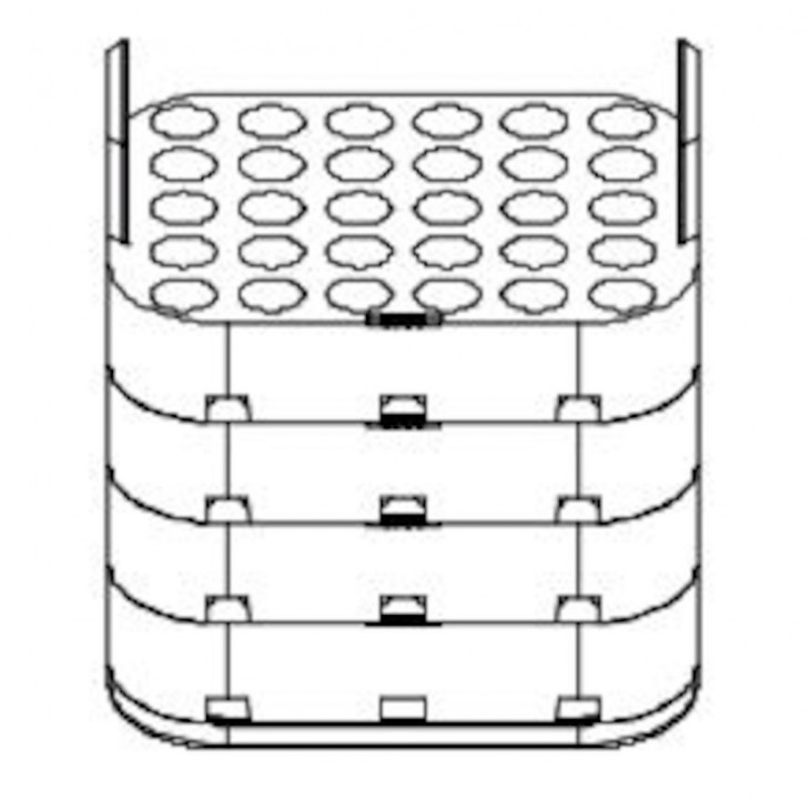 ADAPTATEUR MICROTUBE 56X 1,5/2ML - HETTICH 4730