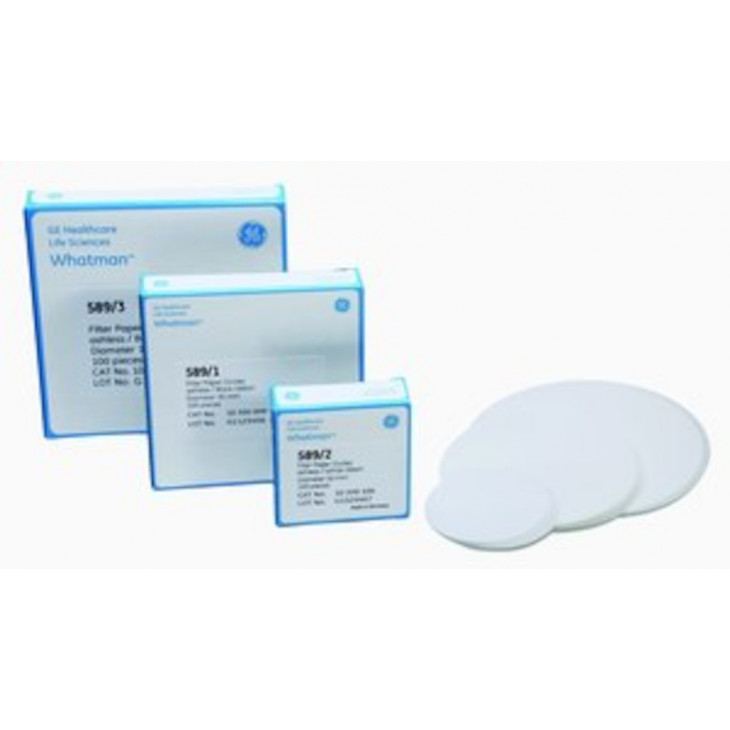 FILTRES WHATMAN QUANTITATIFS GRADE 589/2 D.12.7MM-PAR 1000