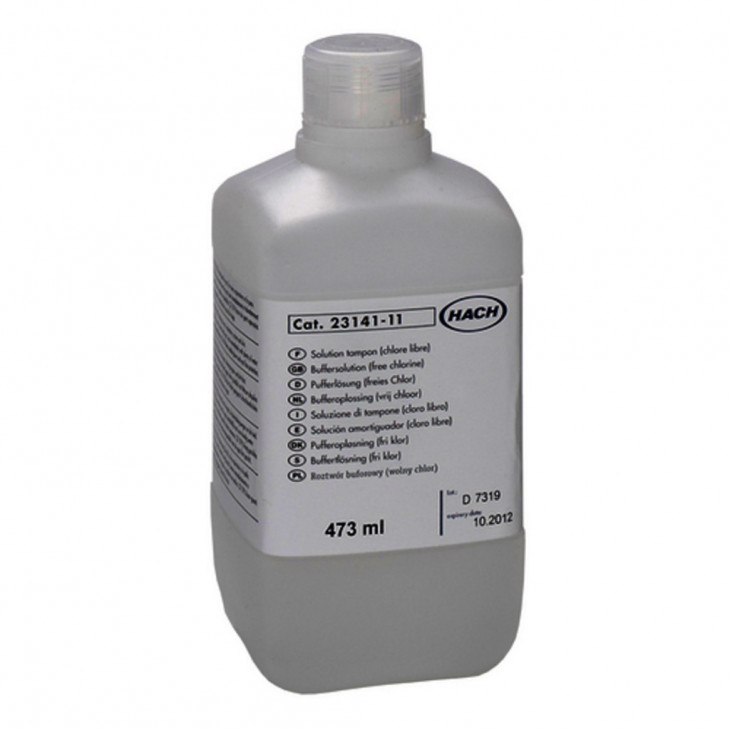 TAMPON CHLORE LIBRE HACH 2314111 - 473ML