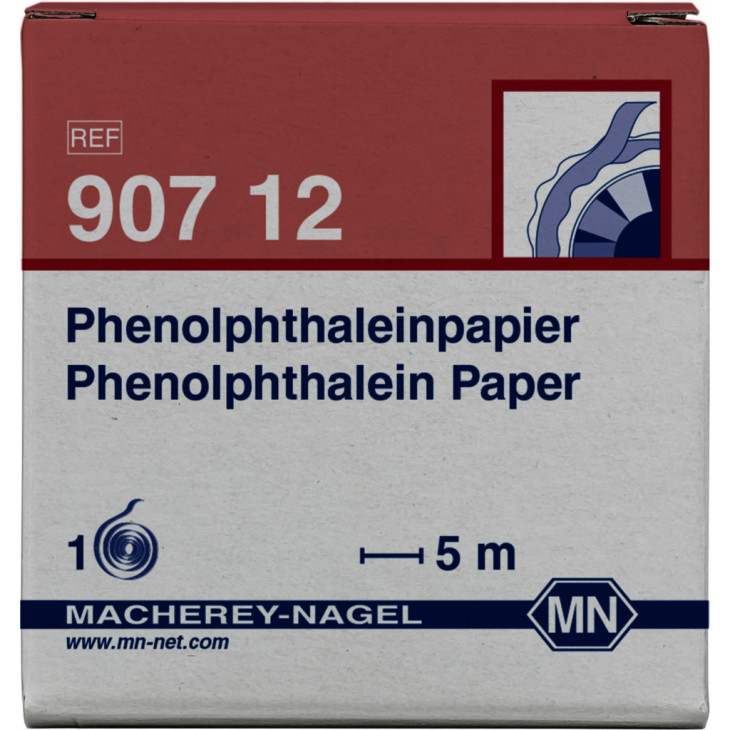 PAPIER PH A LA PHENOLPHTALEINE MM 90712 - ROULEAU 5M