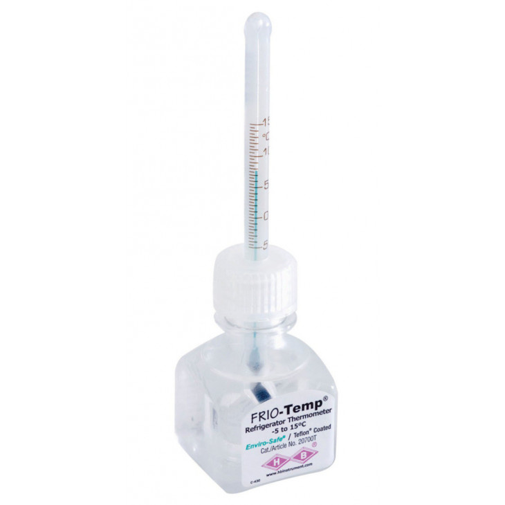 THERMOMETRE EN FLACON FRIO- TEMP -5/+15'C ENVIRO-SAFE