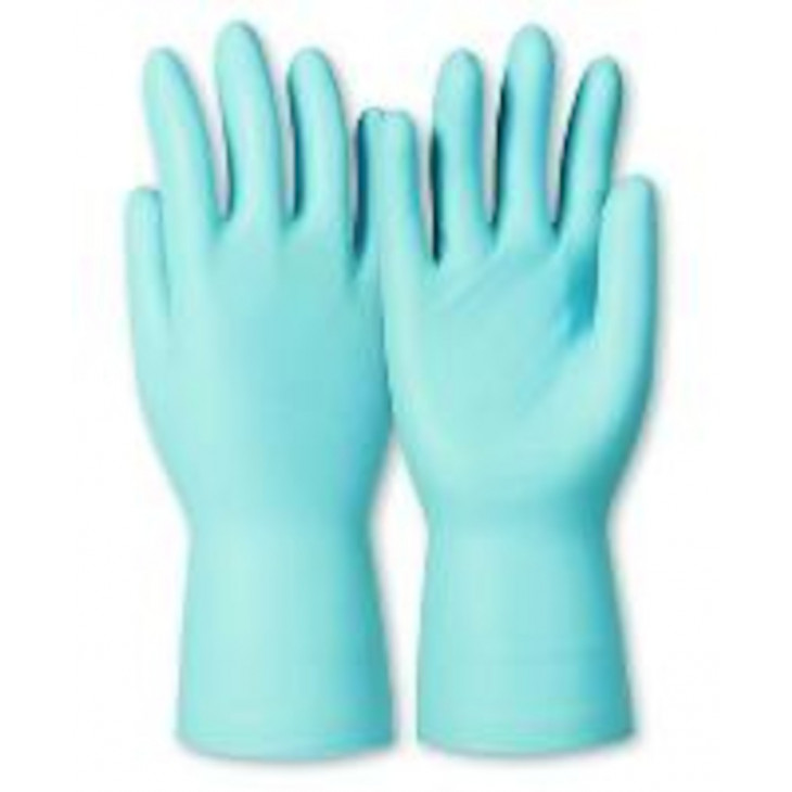 GANTS NITRILE DERMATRIL BLEUS P743 L.280MM - T.9 - PACK X50