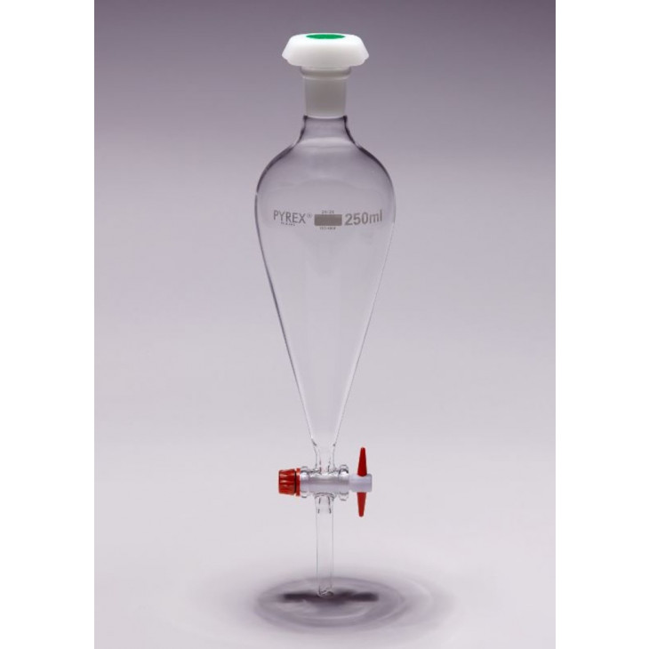 AMPOULE A DECANTER CONIQUE EN PYREX AVEC CLE VERRE - CAP.2L