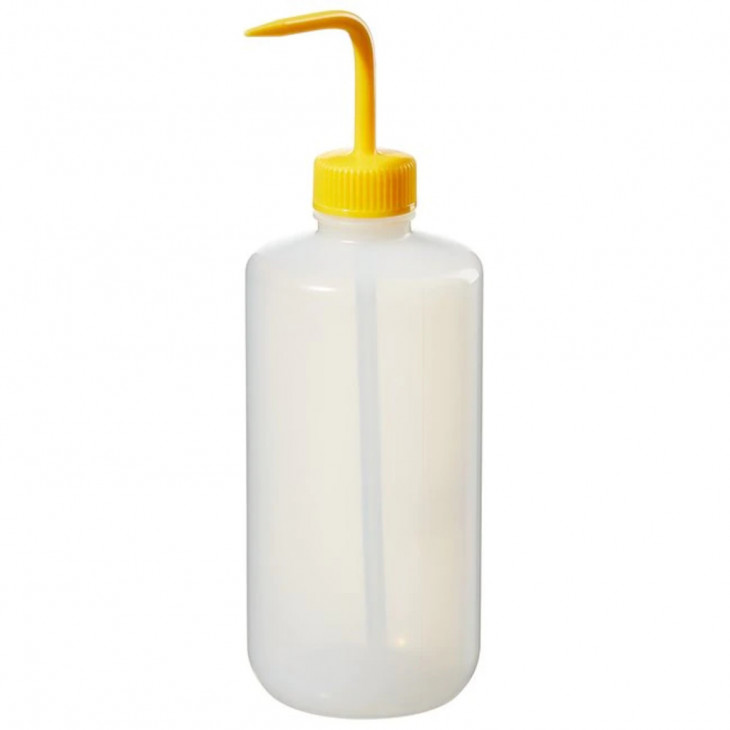 PISSETTE ANTI-GOUTTE E.O. LDPE JAUNE - CAPACITE 500ML - P.6