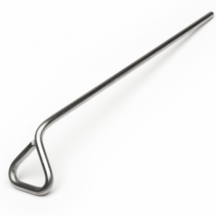 ETALEUR EN INOX TRIANGULAIRE D.25MM LONG. 302MM