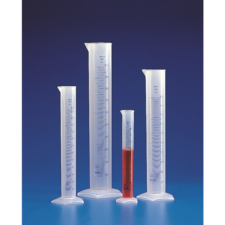 EPROUVETTE GRADUEE FORME HAUTE EN PP CL.B - 100 ML