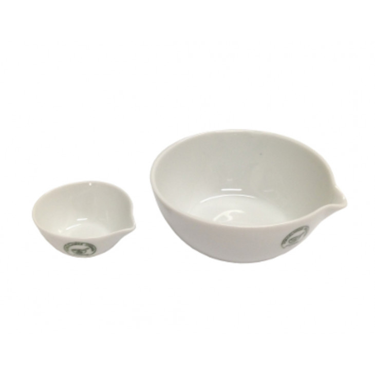 CAPSULE EN PORCELAINE A FOND PLAT A BEC D.55X26MM CAP.20ML