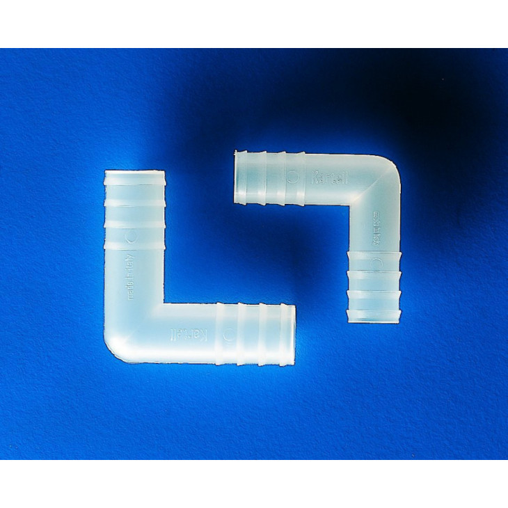 RACCORD PP FORME L KARTELL D=8,7/9,9MM -X100