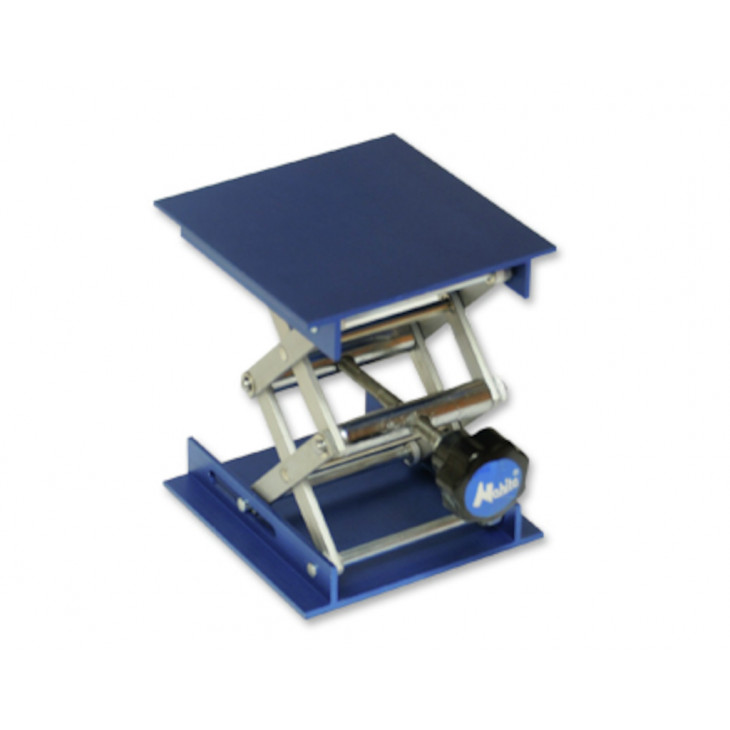 ELEVATEUR EN ALUMINIUM ANONISE D.100X100MM H.65-140MM