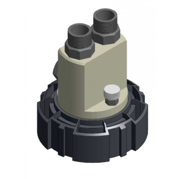 SUR-TETE S2 POUR DEMINERALISATEUR POLYAMIDE (4 TROUS)