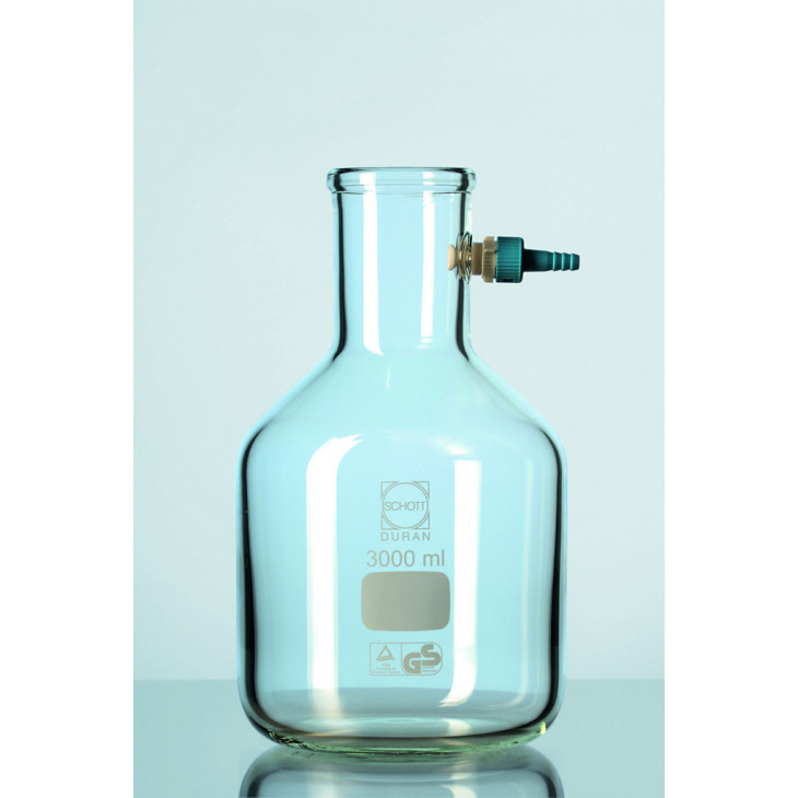 FIOLE A VIDE VERRE DURAN 5L AVEC SET DE MONTAGE