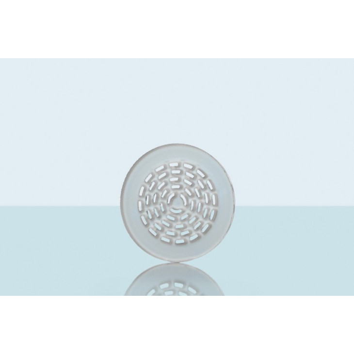 PLAQUE A FENTES BUCHNER VERRE DURAN POUR PLAQUES D.48MM-P.10