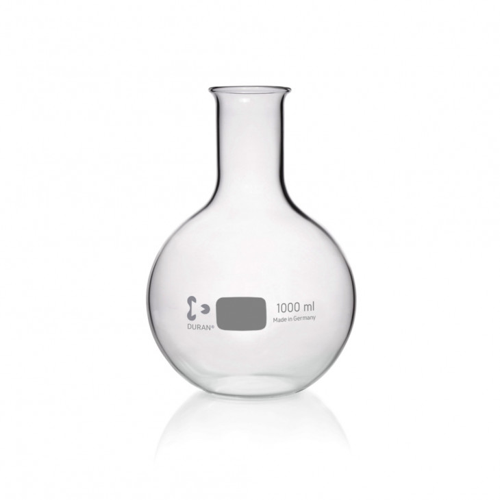 BALLON FOND PLAT E.O. 1000 ML - Laboratoires Humeau