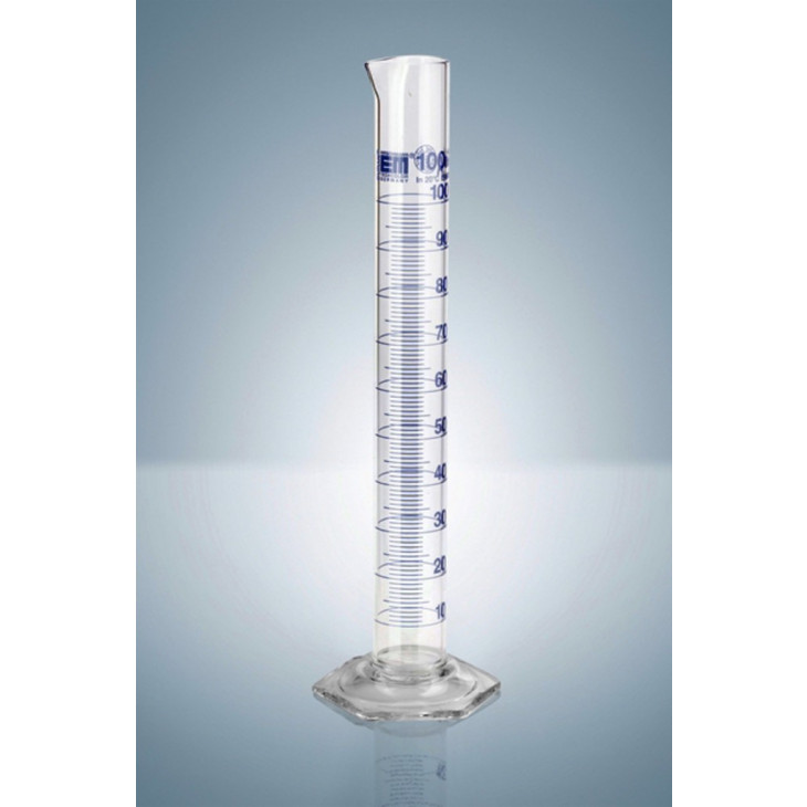 EPROUVETTE VERRE DURAN GRAD. BLEUE CL.A 100ML-X2