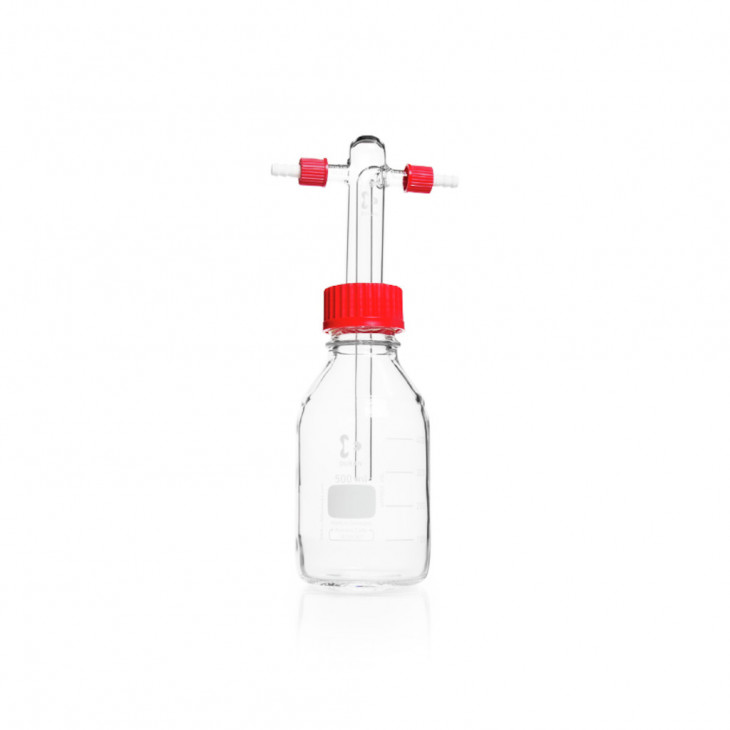 FLACON LAVEUR VERRE DURAN DRESCHSEL SANS PLAQUE 500ML