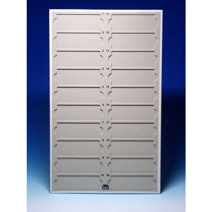 BOITE DE RANGEMENT EN CARTON POUR 20 LAMES SANS COUVERCLE