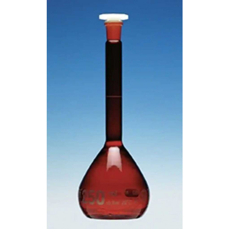 FIOLE JAUGEE VERRE BRUN CL.A 2L BOUCHEE ET CERTIFEE