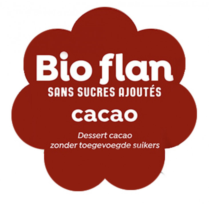 PREPARATION POUR FLAN CACAO BIO NON SUCRE - DOSE/100L - HUM03