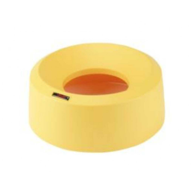 COUVERCLE D'ENTONNOIR ROND JAUNE 380X150MM