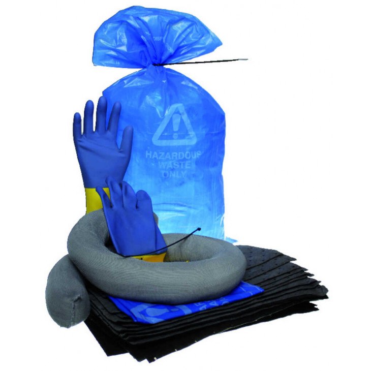 KIT ABSORBANT POUR PRODUITS CHIMIQUES JUSQU'A 10 LITRES