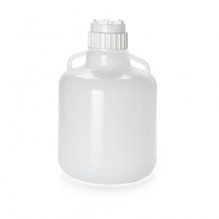 BONBONNE EN LDPE TRANSLUCIDE CAPE A VIS PP - CAPACITE 10L