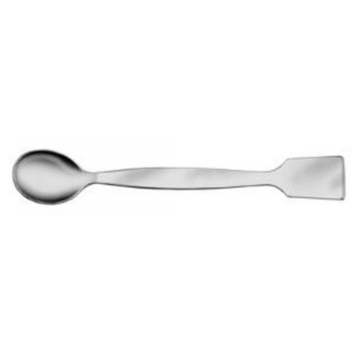 CUILLERE SPATULE EN INOX DE FORME LARGE D.32X22CM