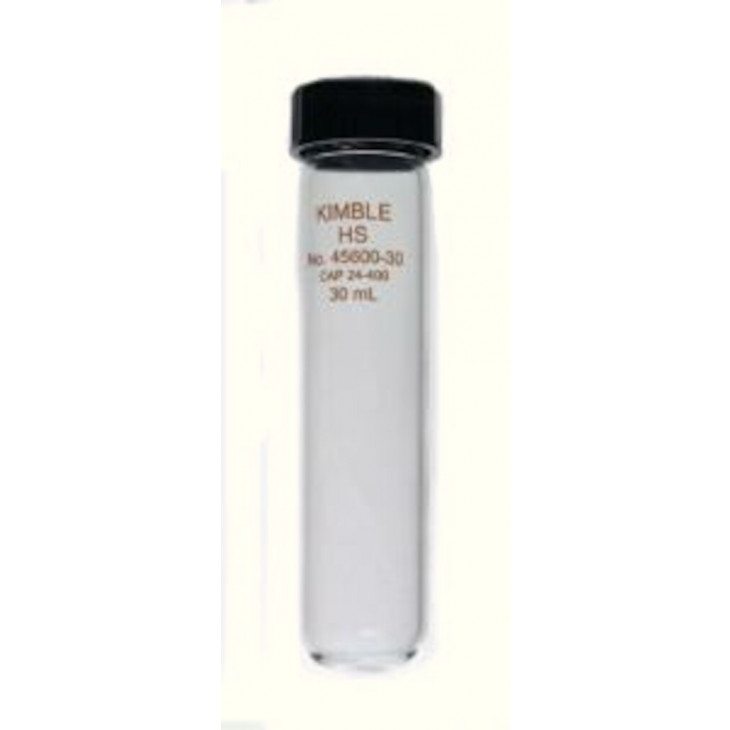 TUBE EN VERRE HIGH-SPEED 30ML AVEC CAPE A VIS-PACK6