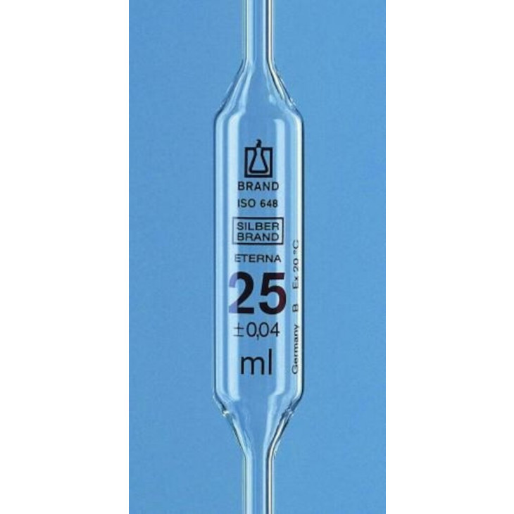 PIPETTE JAUGEE CL.B 1 TRAIT SILBERBRAND 15 ML