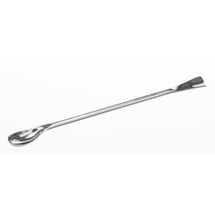 CUILLERE SPATULE EN INOX L.210MM DIAM.5MM - Laboratoires Humeau