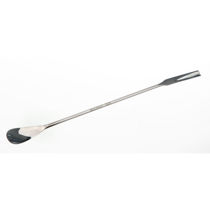 SPATULE CUILLERE EN INOX L.300 MM CUILLERE 65X28MM / 35X20MM