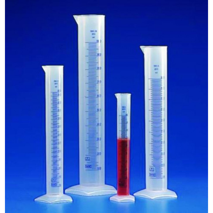EPROUVETTE GRADUEE FORME HAUTE EN PP CL.B 500ML
