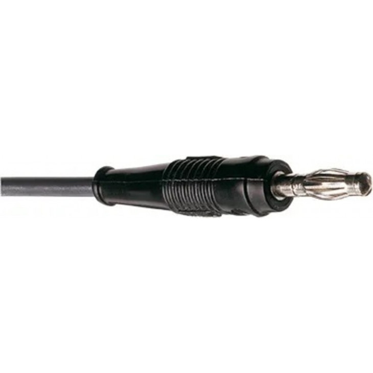 CABLE 2 FICHES BANANE 4MM LONGUEUR 1M