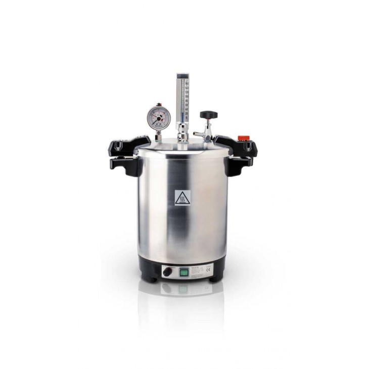 CERTOCLAV EL 115/121'C DE 12L EN ALU AVEC CHAUFFAGE INTEGRE