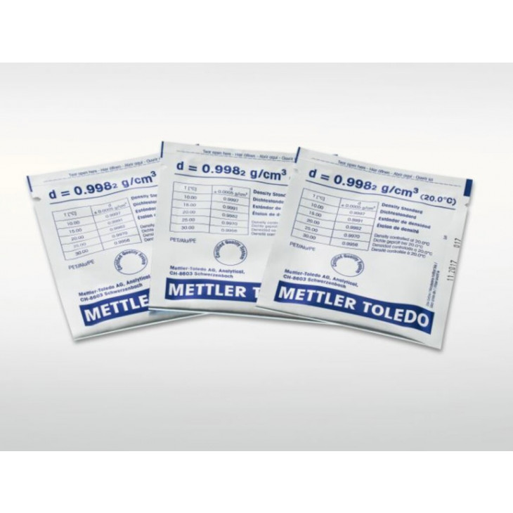 SOLUTION ETALON MASSE VOLUMI- QUE 6ML AVEC CERTIF - PACK 10