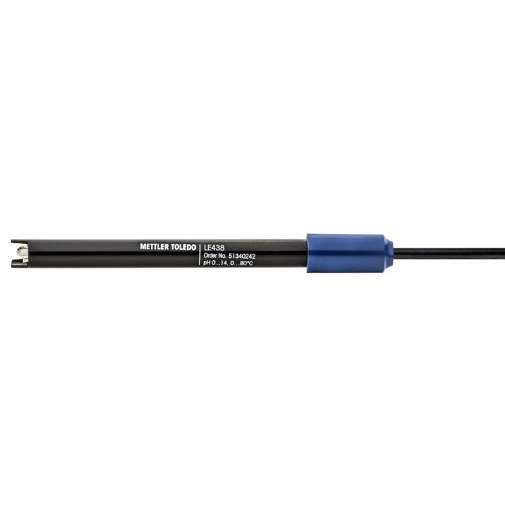 ELECTRODE PH COMBINEE LE 438 EN PLASTIQUE, CABLE 1M