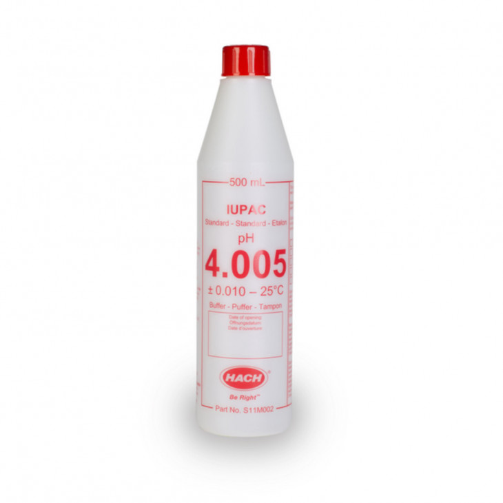 SOLUTION TAMPON PH4 GAMME IUPA CERTIFIEE DKD - 500ML