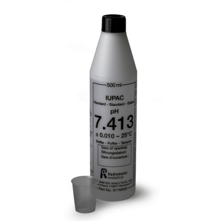 SOLUTION TAMPON PH 7,413 IUPAC CERTIFIEE DKD - 500ML