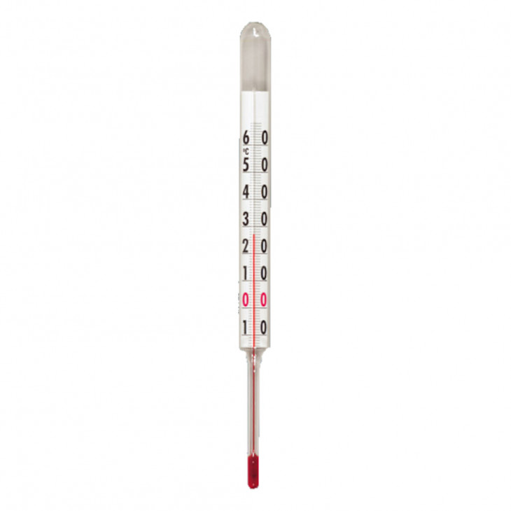 THERMOMETRE INDUSTRIEL A ALCOOL 0/+60'C EN 1'C