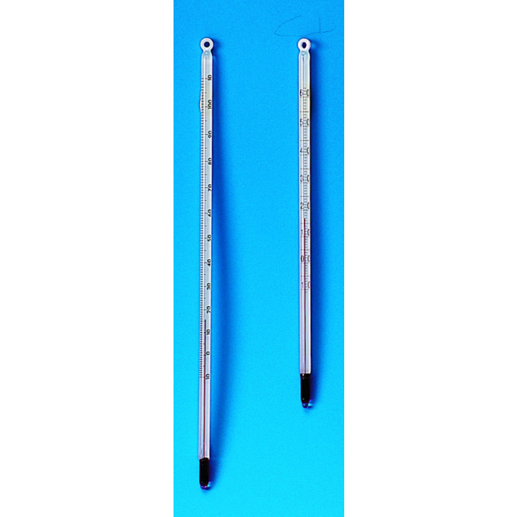 Thermomètre mécanique à alcool - Métal bleu, thermomètres