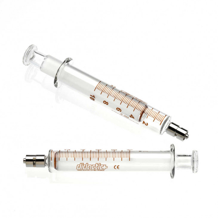 SERINGUE VERRE 2 PIECES 10ML NON STERILE LUER LOCK - PACK 100